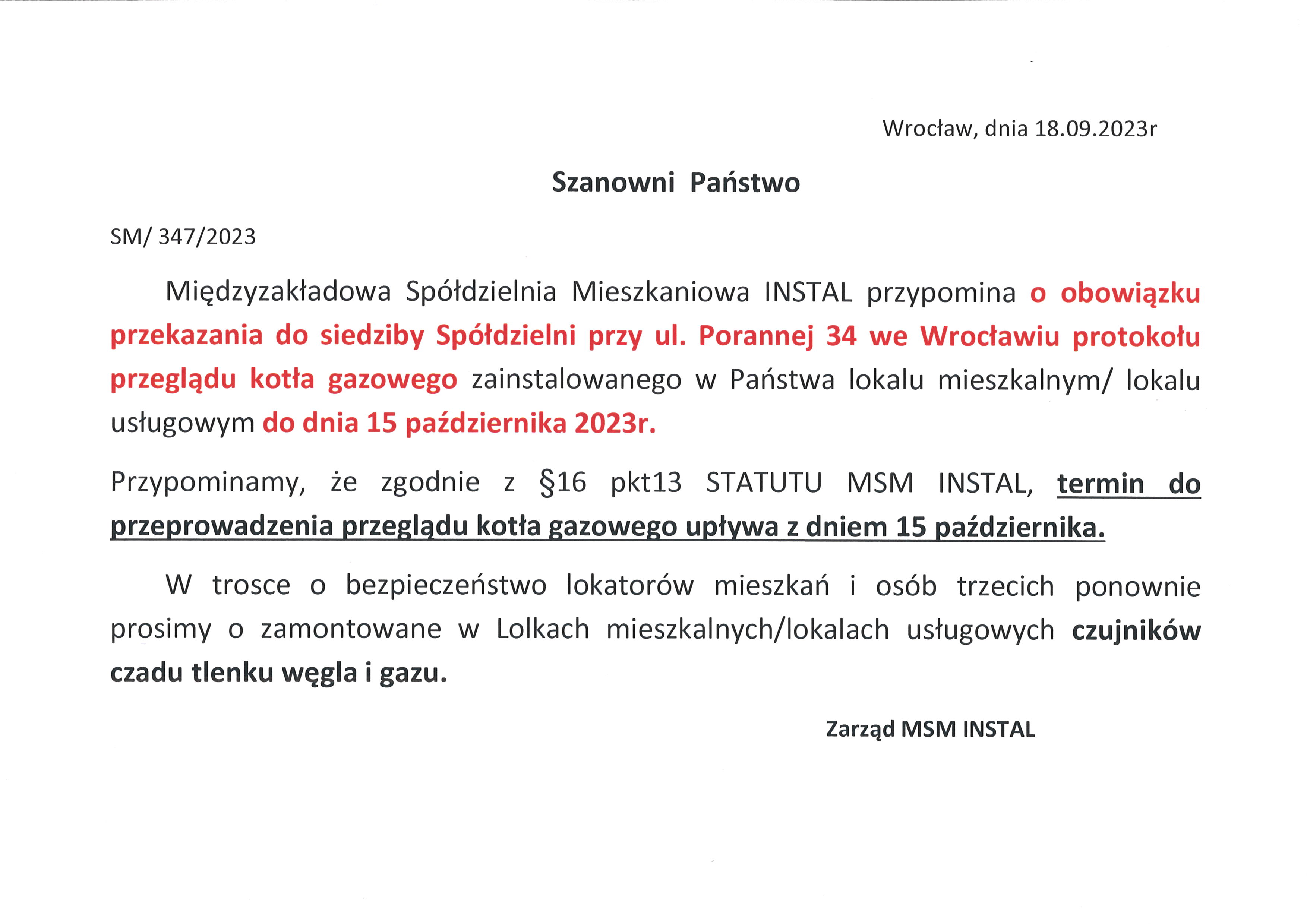 przegląd kotła gazowego 